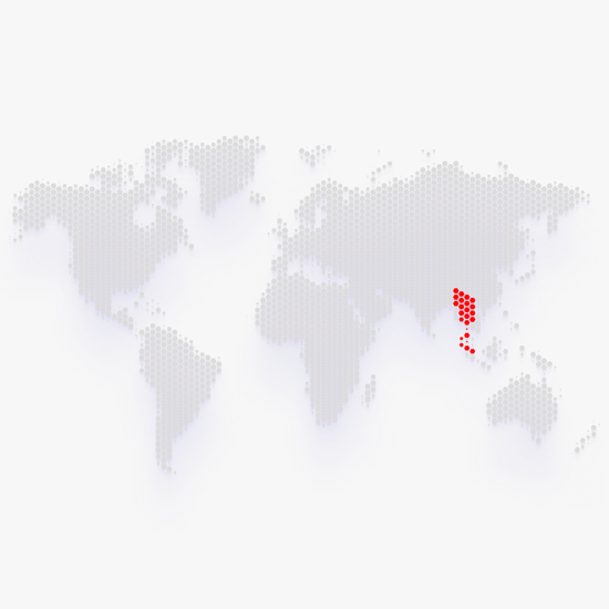 ネオンキャットの世界分布